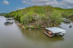 Drone Shot of House and Dock 